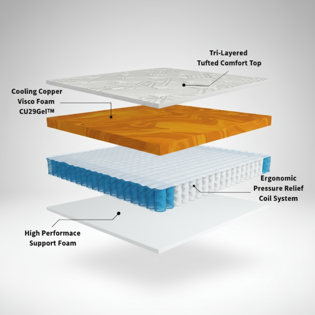 Lunova 2 EUROTOP Mattress