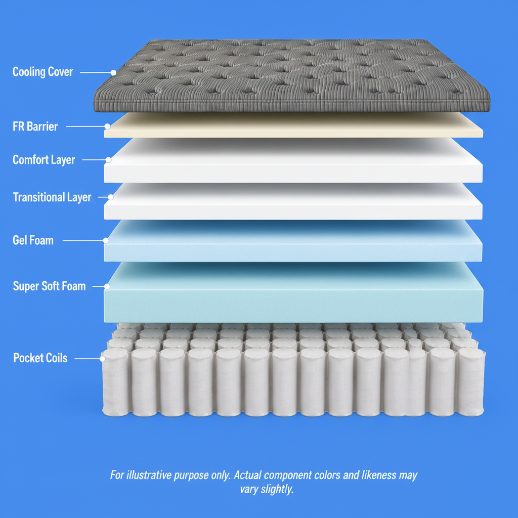 Lunova 602 EUROTOP Mattress