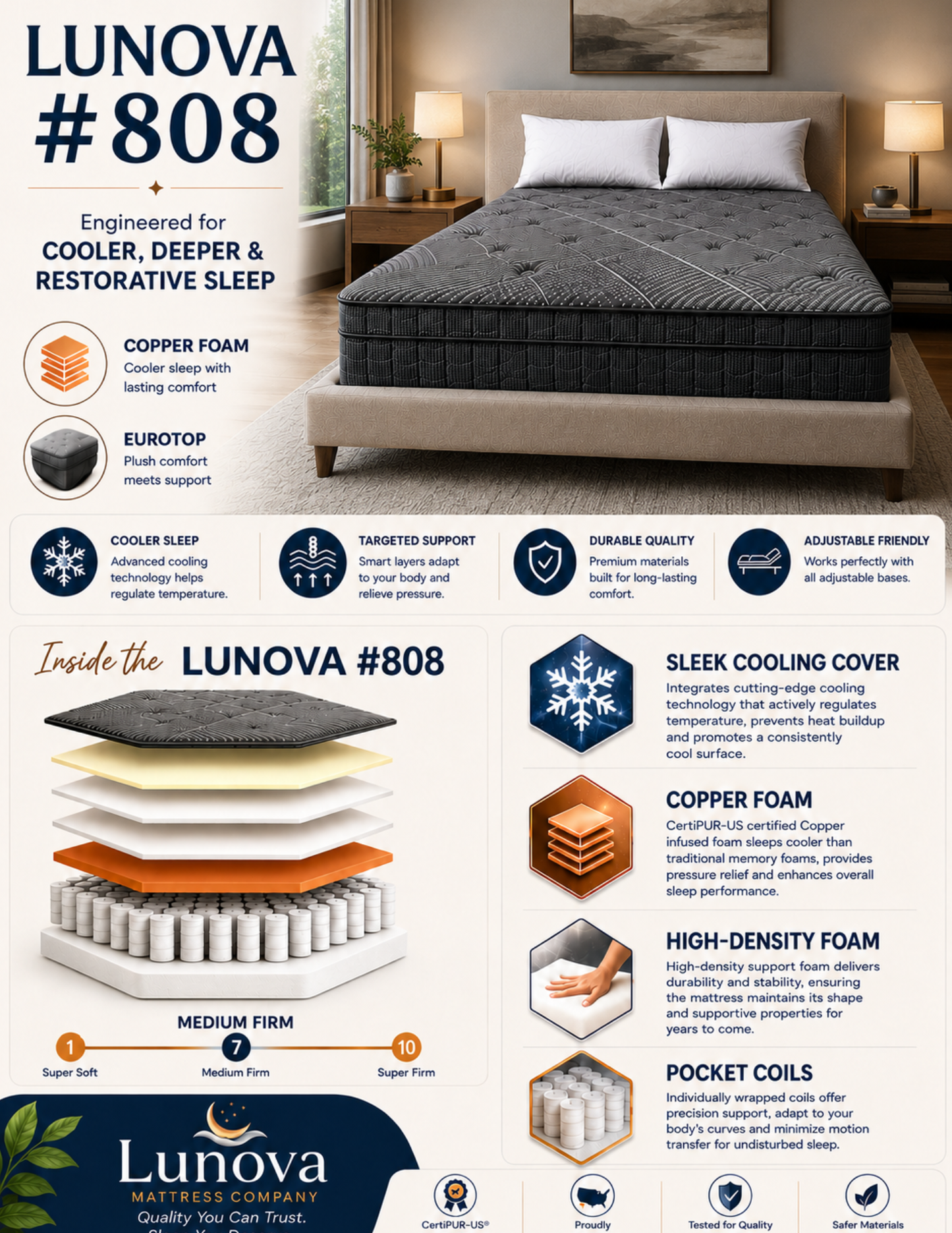 Lunova 808 Mattress